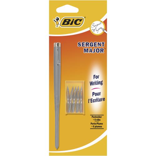 Lot de 6 porte-plumes à levier Bic Sergent Major