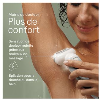 Epilateur électrique Braun Silk épil 9 SES 9-341 Blanc et Argent - Achat &  prix