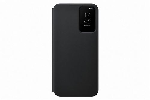 Etui Folio Smart Clear View pour Samsung Galaxy S22+ Noir