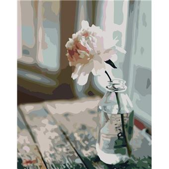 Mafenr – Peinture Par Numéros Fleurs – Toile 40×50 Cm – Sans Cadre – Kits Acrylique Pour Adultes