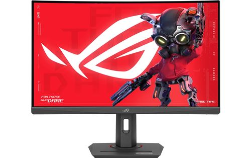 Asus Noir Écran Rog Xg27wcms 27' Curved Qhd 280Hz Va 1Ms Usb-C