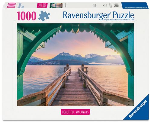 Puzzle 1000 pièces : Passerelle du lac d'Annecy Ravensburger France - vue 7