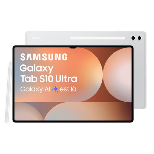 Tablette tactile Samsung Galaxy Tab S10 Ultra 14,6 Wifi 256 Go Argent