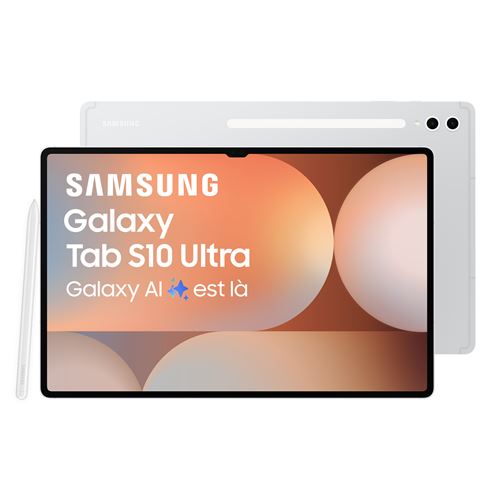 Tablette tactile Samsung Galaxy Tab S10 Ultra 14,6 Wifi 256 Go Argent Tablette tactile Samsung Galaxy Tab S10 Ultra 14,6 Wifi 256 Go Argent