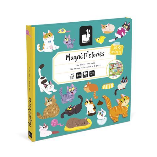 Jeu d'éveil Janod Magnéti'stories Chat
