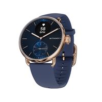 Montre connectée Withings ScanWatch 2 38 mm Or Rose avec bracelet Bleu