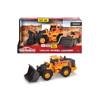 Véhicule de chantier chargeur Majorette GS Volvo L350H 21 cm