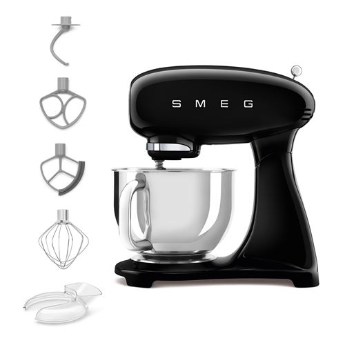 Robot Pâtissier Smeg Smf05Bleu Multifonctions Noir