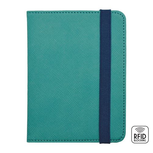 Portefeuille passeport Legami Turquoise