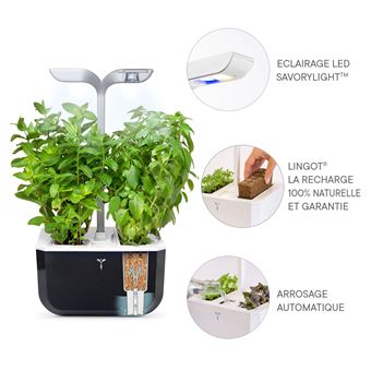 Potager d’intérieur connecté Véritable Exky Smart Noir