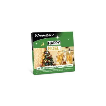 Coffret Cadeau Wonderbox Happy Noel Gold Coffret Cadeau Achat Prix Fnac