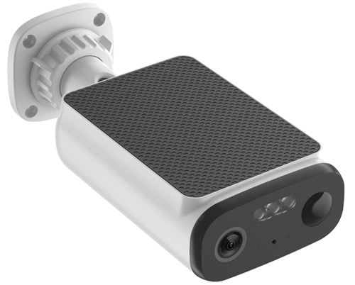 Caméra de surveillance connectée Konyks Camini Air 3S extérieure Gris avec batterie et panneau solaire