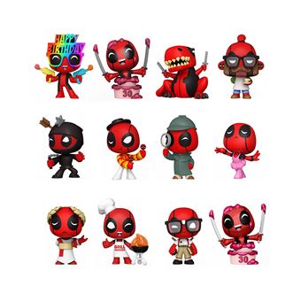 Figurine Funko Mystery Minis Deadpool 30th 12 pièces Modèle aléatoire