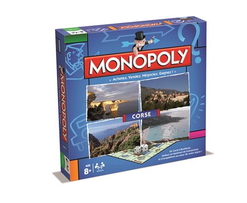 Jeu De Société Winning Moves Monopoly Corse