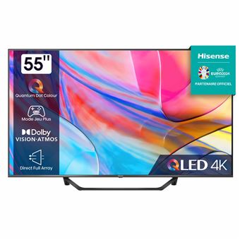 TV QLED Hisense 55A7KQ 139 cm 4K UHD Smart TV Gris