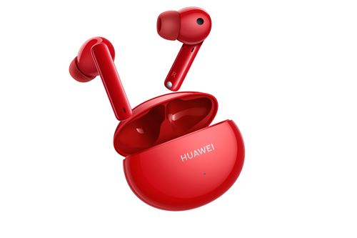 Ecouteurs sans fil Bluetooth avec réduction de bruit Huawei FreeBuds 4i Rouge