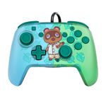 Manette Gaming filaire pour Nintendo Switch Pdp Faceoff Deluxe Animal Crossing