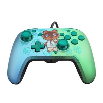 Manette Gaming filaire pour Nintendo Switch Pdp Faceoff Deluxe Animal Crossing