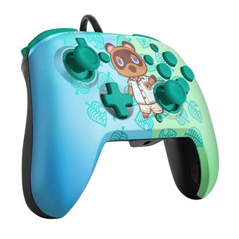Manette Gaming filaire pour Nintendo Switch Pdp Faceoff Deluxe Animal Crossing