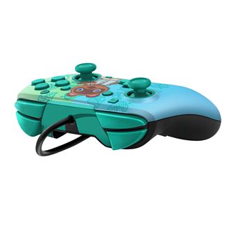 Manette Gaming filaire pour Nintendo Switch Pdp Faceoff Deluxe Animal Crossing