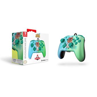 Manette Gaming filaire pour Nintendo Switch Pdp Faceoff Deluxe Animal Crossing