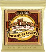 Jeu de cordes guitare acoustique Ernie Ball 2003 Earthwood 80/20 Bronze Medium Light 12-54