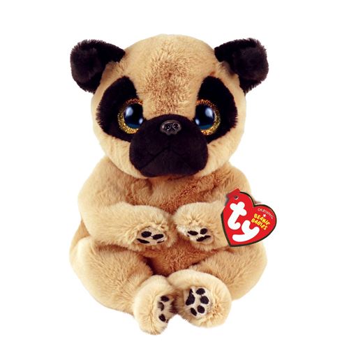 Peluche Ty Beanie Bellies Izzy le Carlin 15 cm Marron