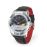 MyKronoz ZeTime Verbonden Horloge Premium Zilver met Armband Zwart en Rood_0
