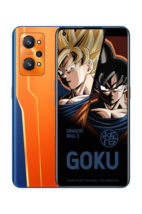 Realme GT NEO 3T Smartphone Dragon Ball Z Edition 6,62 Zoll 5G Dual-Nano-SIM 256 GB Blau Orange