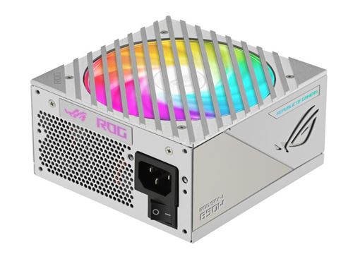 Asus Noir Alimentation Pc Modulaire Rog Loki Sfx-L Argb 850W 80 Plus Platinum Blanc