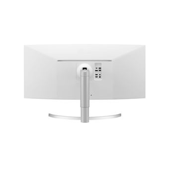 Ecran PC LG 38WN95CP-W 38" Incurvé UltraWide QHD+ Gris et blanc
