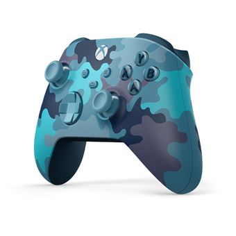 Microsoft Xbox Wireless Controller - Édition spéciale Mineral Camo - manette de jeu - sans fil - Bluetooth - turquoise, camouflage, violet foncé, violet clair, bleu minéral - pour PC, Microsoft Xbox One, Microsoft Xbox One S, Microsoft Xbox One X, And