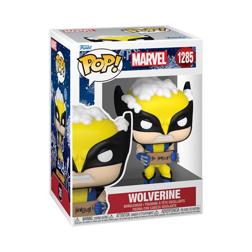 Figurine Funko Pop Marvel Holiday Wolverine with Sign État correct - Funko reconditionné disponible sur Fnac