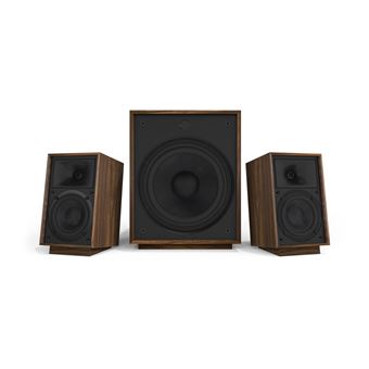 Enceintes amplifiées 2.1 Klipsch Promedia Heritage Noyer