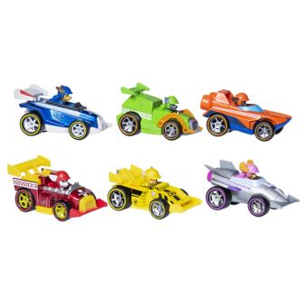 Pack de 6 véhicules Paw Patrol True Metal Ready Race Rescue