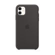 Coque en silicone pour iPhone 11 Noir