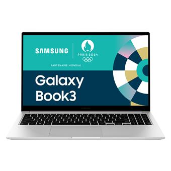 Samsung Galaxy Book3 15.6 laptop" Intel Core i7 16 GB RAM 512 GB SSD Silver