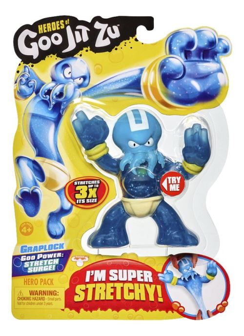 Figurine articulée Héros de Goo Jit Zu Graplock le poulpe 11 cm