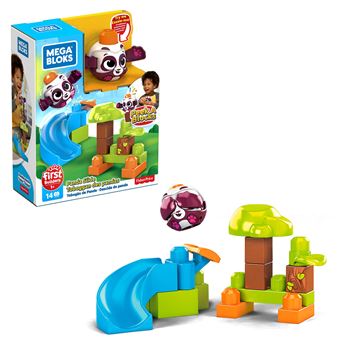 Jeu de construction Mega Bloks Toboggan Panda 14 pièces