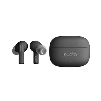 Ecouteurs intra-auriculaires sans fil Bluetooth Sudio A1 Pro avec réduction de bruit Noir