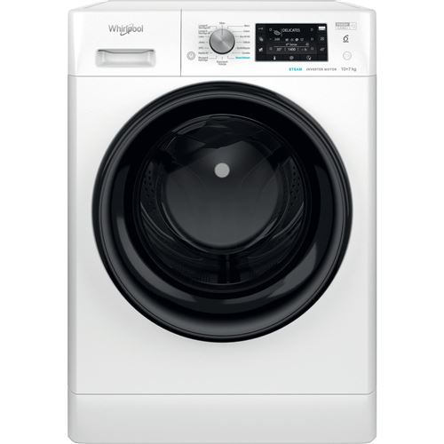 Lave-linge séchant Whirlpool FFDD1074489BVFR FRESHCARE, Blanc