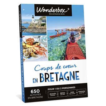 Coffret cadeau Wonderbox Coups de cœur en Bretagne - 1