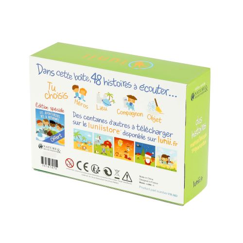 Lunii Ma Fabrique à Histoires Défis Nature – Édition Limitée Bioviva – Conteuse Interactive + Jeu De Cartes – Dès 6 Ans