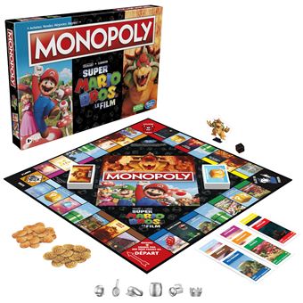 Jeu classique Monopoly Super Mario Le film