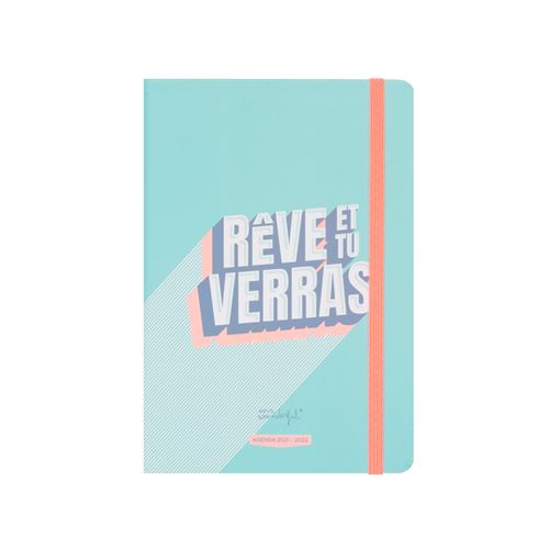Agenda scolaire Mr. Wonderful 2021 2022 Classique Journalier Rêve et tu verras