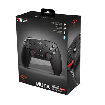 Manette sans fil Bluetooth Trust GXT 1230 Muta pour PC et Nintendo Switch Noir