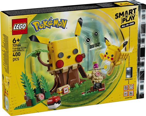 Lego Lego® Pokémon™ 72164 Smart Play™ : Pikachu et La Cabane D’Entraînement