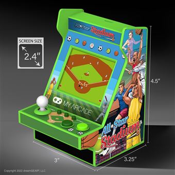 Console rétrogaming My Arcade Nano Player Portable Retro Arcade All-Star Stadium