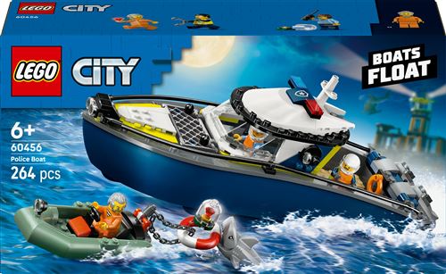 Lego City Lego® City 60456 La Course-Poursuite En Bateau De Police