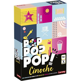 Jeu de culture générale Lansay Pop Pop Pop Cinoche